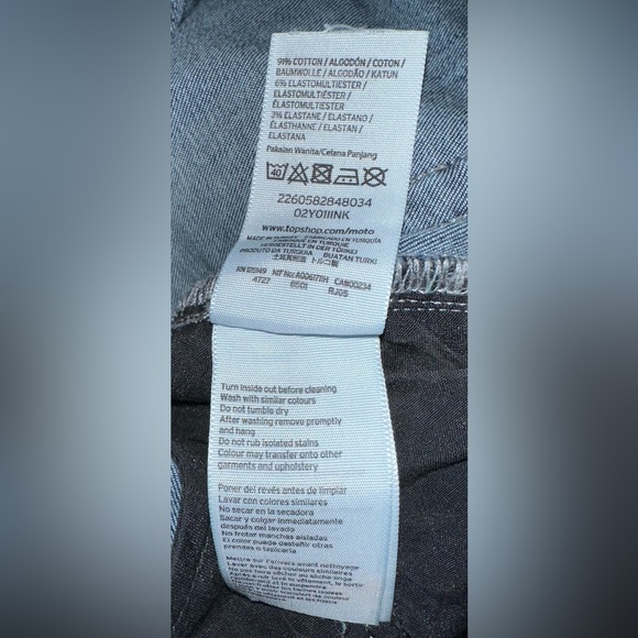 💙FINAL SALE💙 Topshop Jamie Skinny Jeans Dark Wash Size 26 – High Rise Stretch - Picture 10 of 10